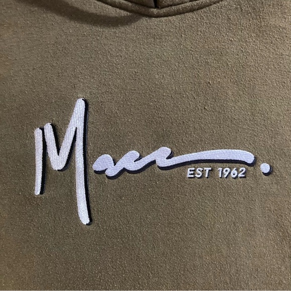 Macc Hoodie Mens Large Brown Pullover - Picture 4 of 10
